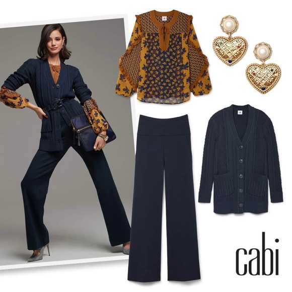 CAbi Pants - 🆕 Cabi navy Coco Trousers, style 3920, size 16 Long